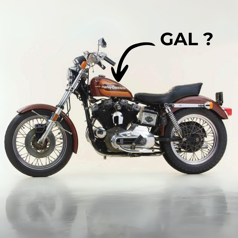 1976 harley sportster tank capacity