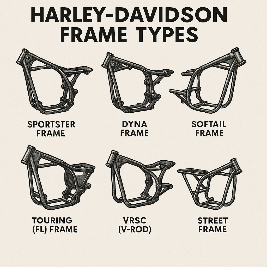 harley davidson frame types