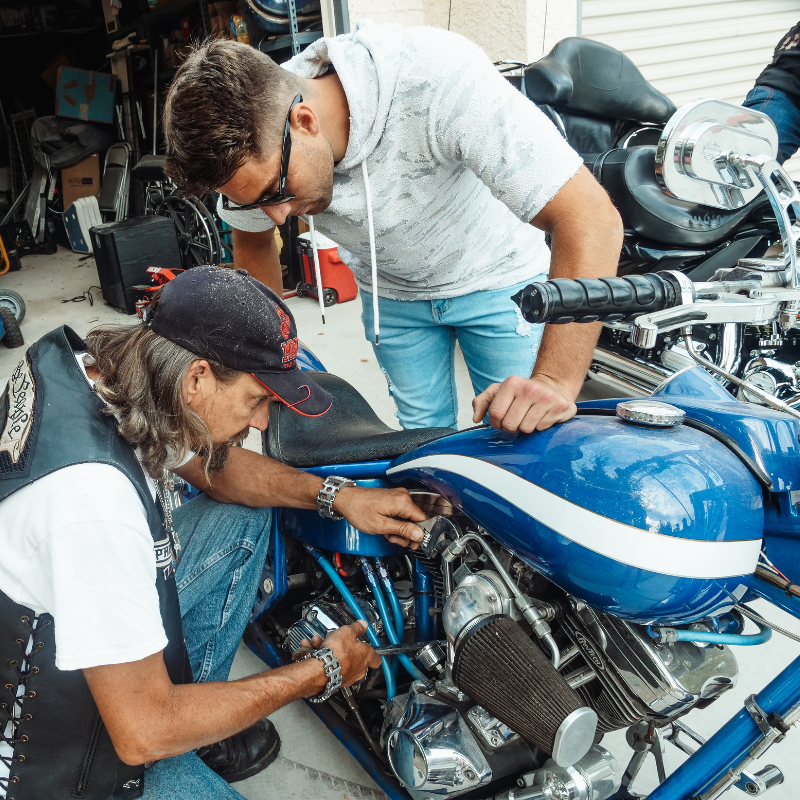 harley carb not getting idle fuel