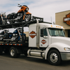 who ships harley davidson motorcycles to dealerships ? 