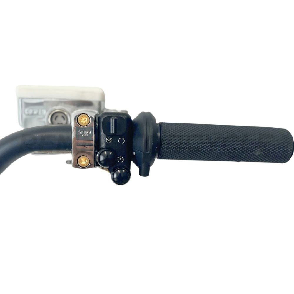 What is the 2002 harley sportster throttle grip size ?