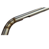 Custom 5-Inch Stainless Steel Mini Ape Handlebars for Harley Softail