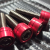  Harley M8 Engine Full Screw Set red